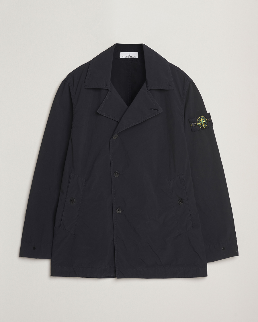 Homme | Manteaux Et Vestes | Stone Island | Light Compact Touch Coat Navy Blue