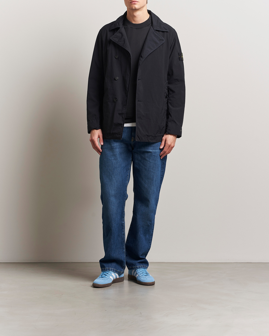 Homme | Manteaux Et Vestes | Stone Island | Light Compact Touch Coat Navy Blue