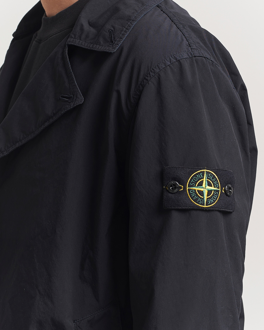 Homme | Manteaux Et Vestes | Stone Island | Light Compact Touch Coat Navy Blue