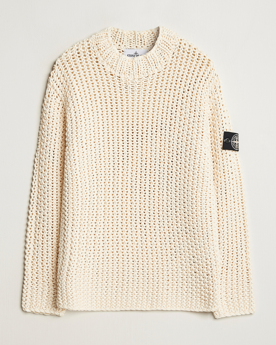 Homme | Pulls Et Tricots | Stone Island | UV Reactive Chain Stitch Sweater Cherry