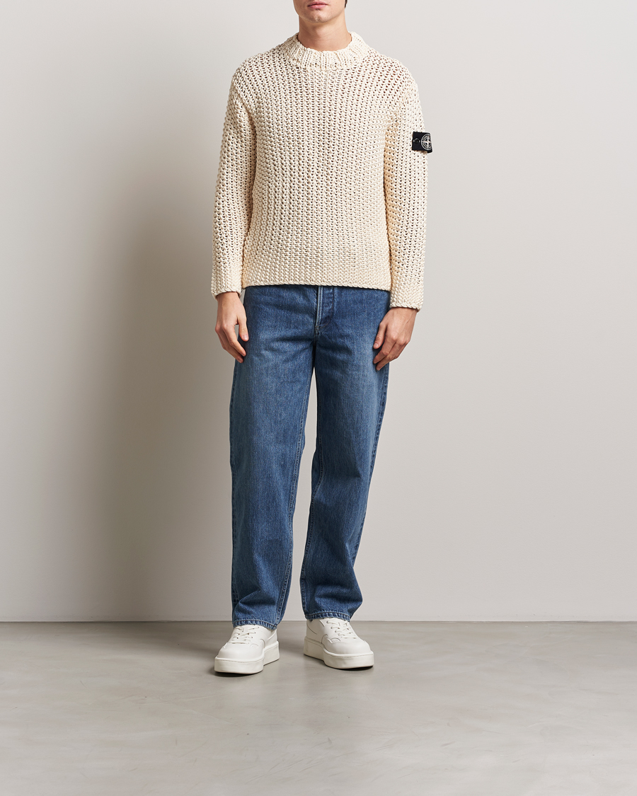 Homme | Pulls Et Tricots | Stone Island | UV Reactive Chain Stitch Sweater Cherry