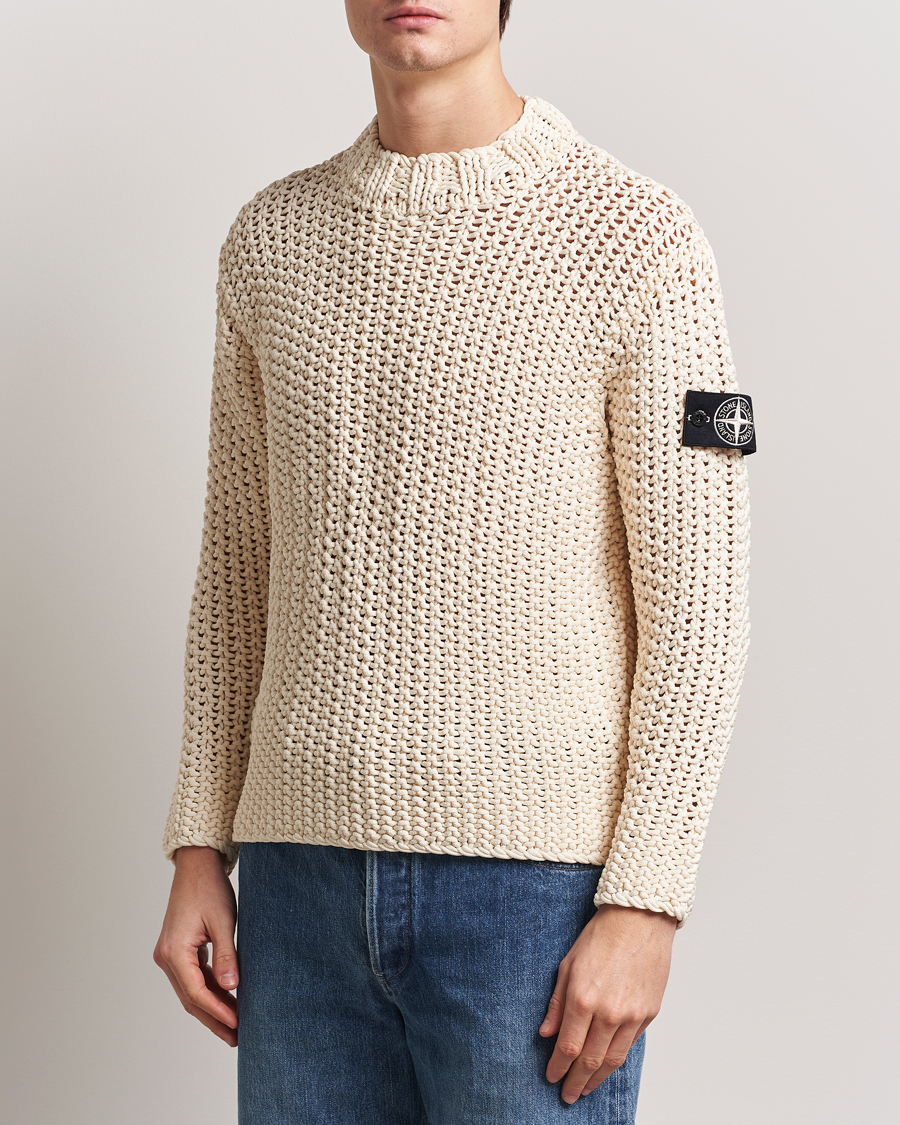 Homme | Pulls Et Tricots | Stone Island | UV Reactive Chain Stitch Sweater Cherry