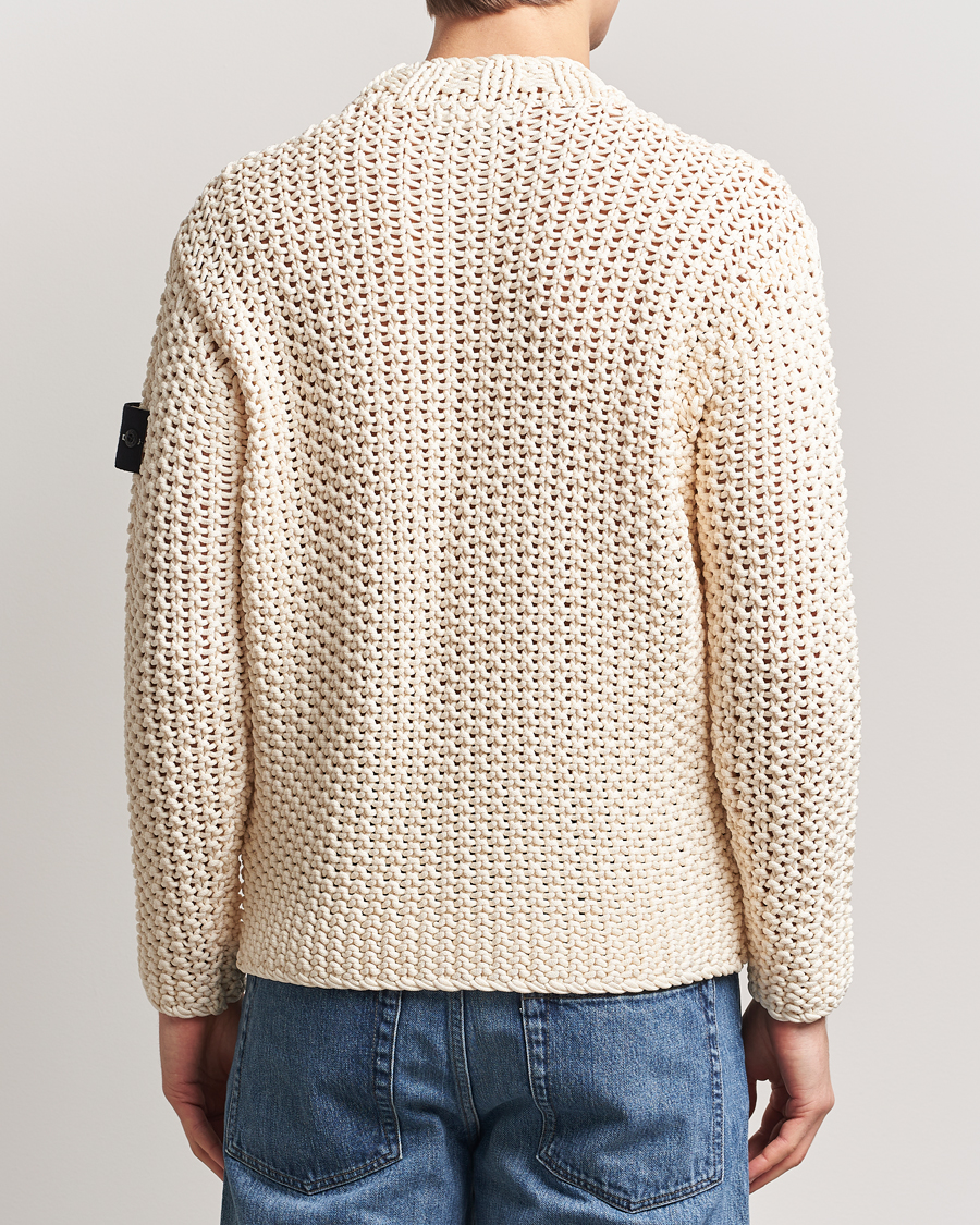 Homme | Pulls Et Tricots | Stone Island | UV Reactive Chain Stitch Sweater Cherry