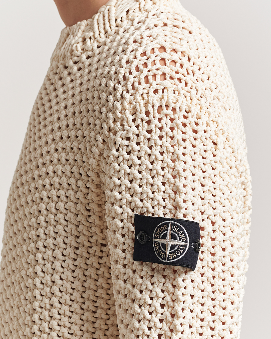 Homme | Pulls Et Tricots | Stone Island | UV Reactive Chain Stitch Sweater Cherry