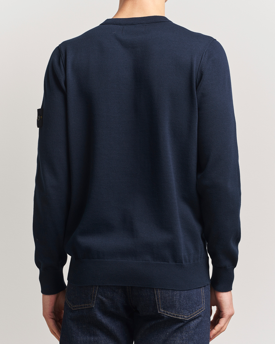 Homme | Pulls Et Tricots | Stone Island | Soft Organic Cotton Crew Neck Navy Blue