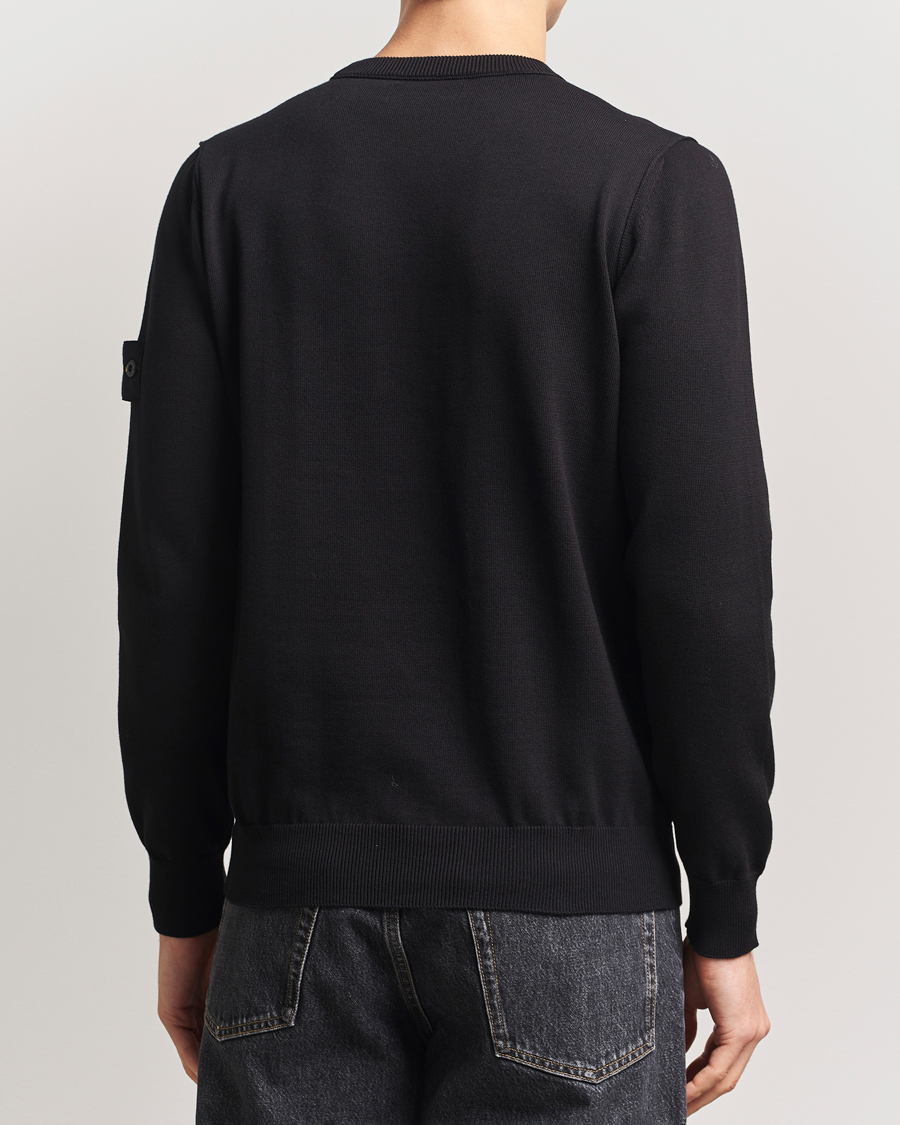Homme | Pulls Et Tricots | Stone Island | Soft Organic Cotton Crew Neck Black