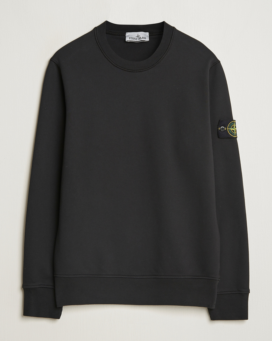 Homme | Pulls Et Tricots | Stone Island | Garment Dyed Fleece Sweatshirt Black