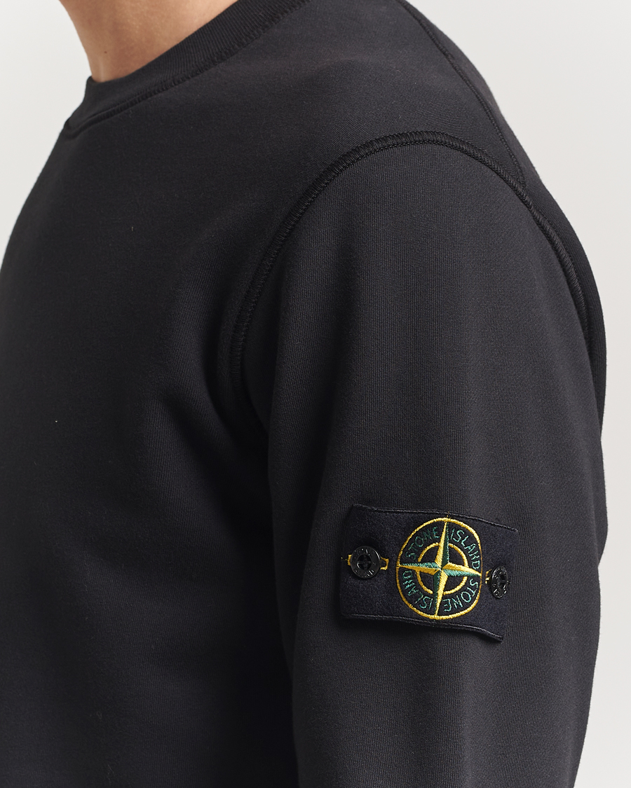 Homme | Pulls Et Tricots | Stone Island | Garment Dyed Fleece Sweatshirt Black