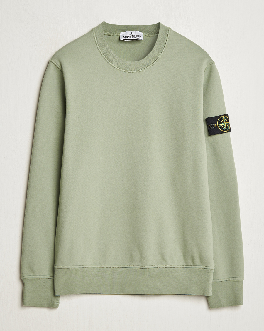 Homme | Pulls Et Tricots | Stone Island | Garment Dyed Fleece Sweatshirt Sage