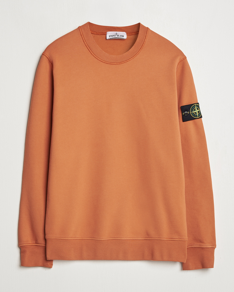 Homme | Pulls Et Tricots | Stone Island | Garment Dyed Fleece Sweatshirt Sienna