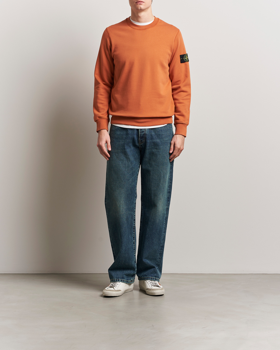 Homme | Pulls Et Tricots | Stone Island | Garment Dyed Fleece Sweatshirt Sienna