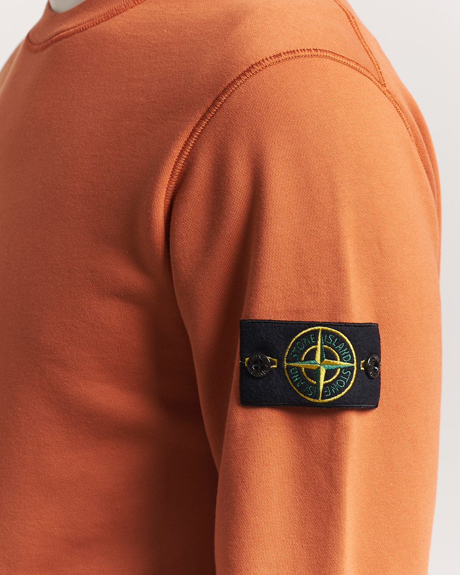 Homme | Pulls Et Tricots | Stone Island | Garment Dyed Fleece Sweatshirt Sienna