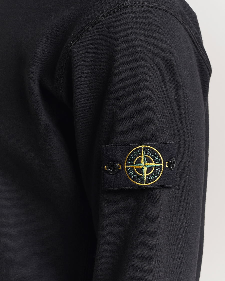 Homme | Pulls Et Tricots | Stone Island | Old Dyed Cotton Sweatshirt Black