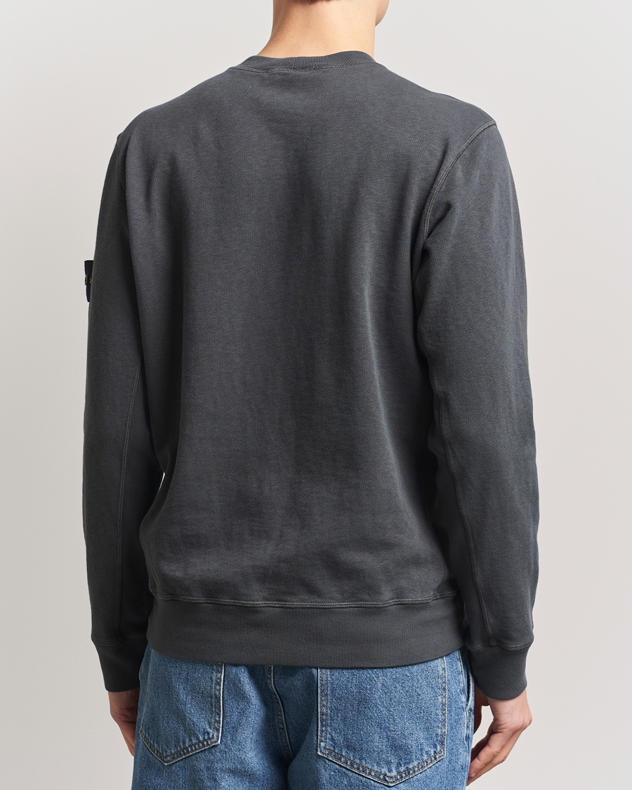Homme | Pulls Et Tricots | Stone Island | Old Dyed Cotton Sweatshirt Charcoal
