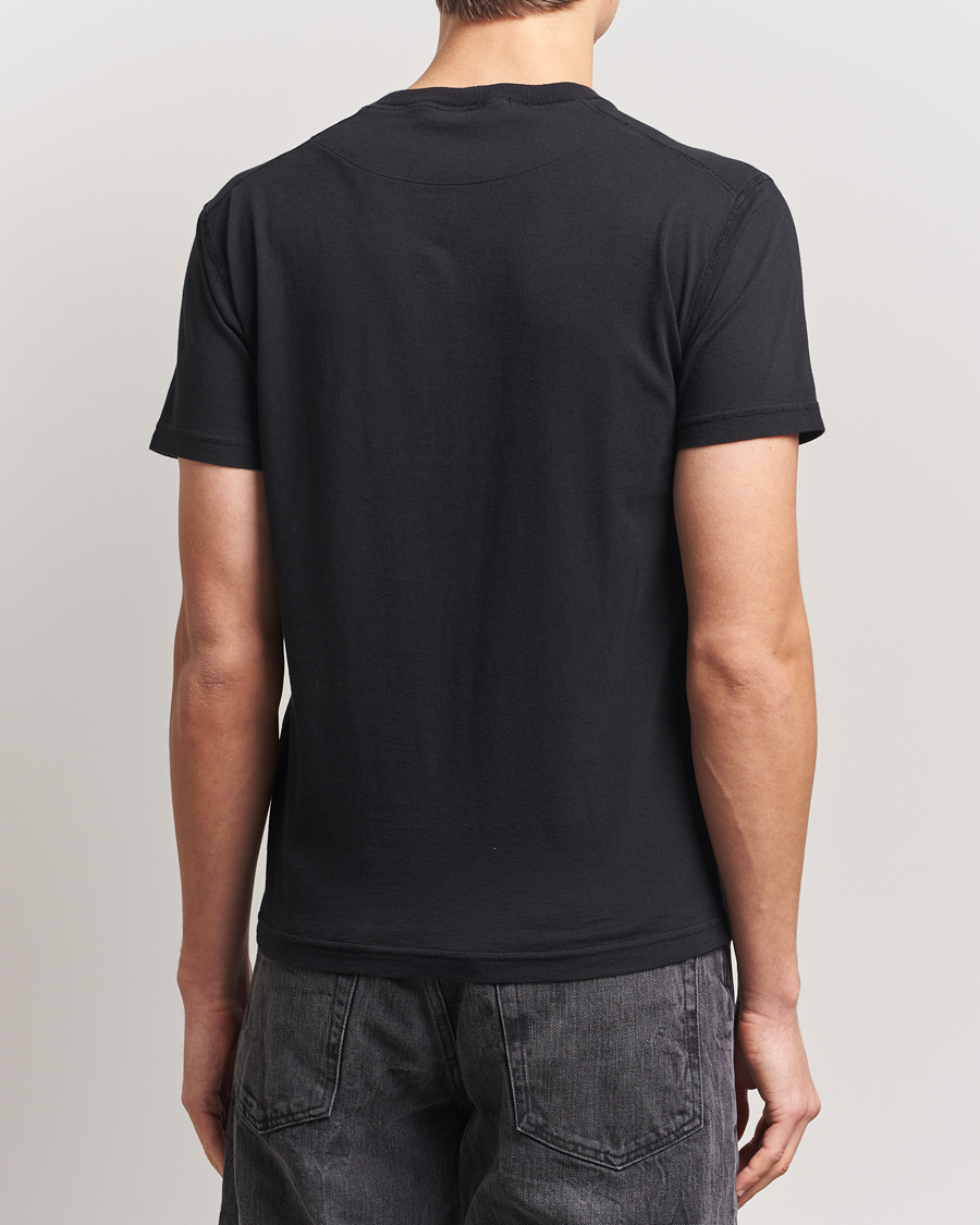 Homme | T-shirts | Stone Island | Organic Cotton Fissato Effect T-Shirt Black