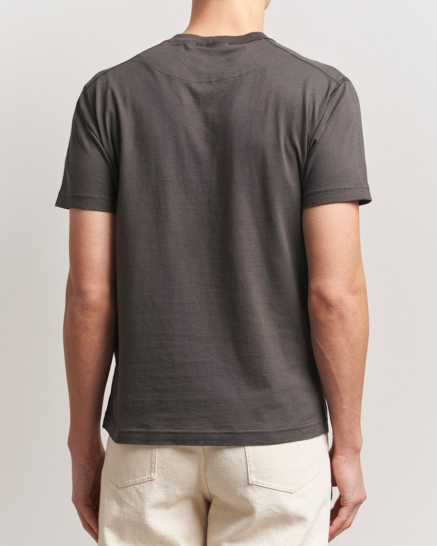 Homme | T-shirts | Stone Island | Organic Cotton Fissato Effect T-Shirt Charcoal