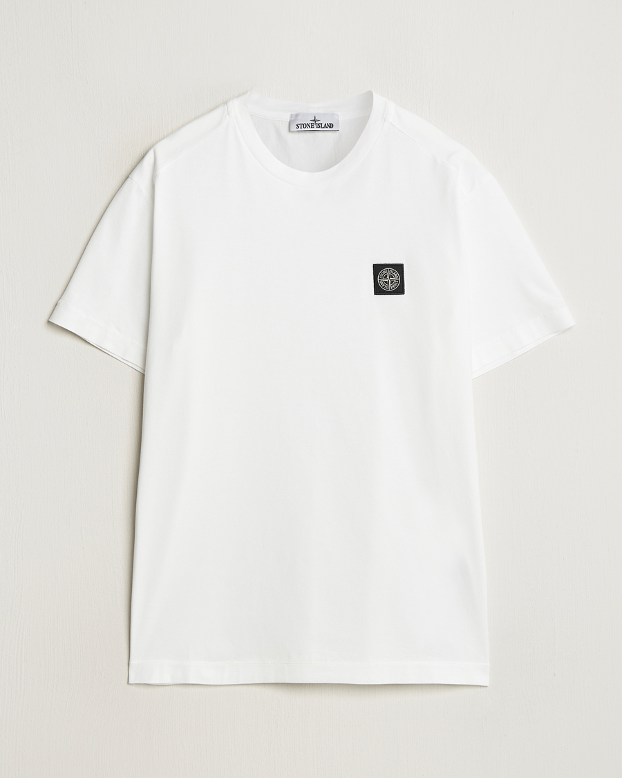 Homme | T-shirts | Stone Island | Garment Dyed Cotton Jersey T-Shirt White