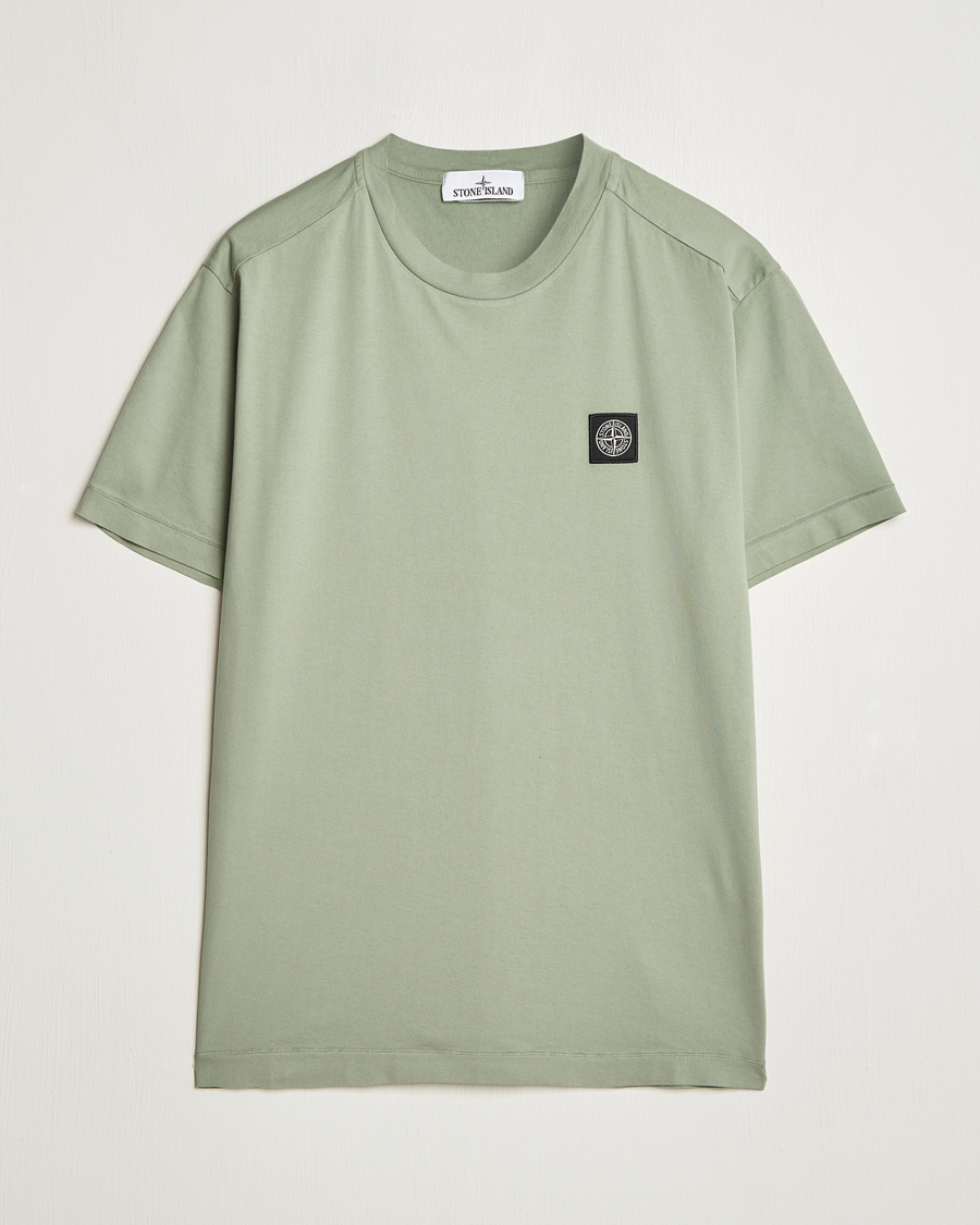 Homme | T-shirts | Stone Island | Garment Dyed Cotton Jersey T-Shirt Sage