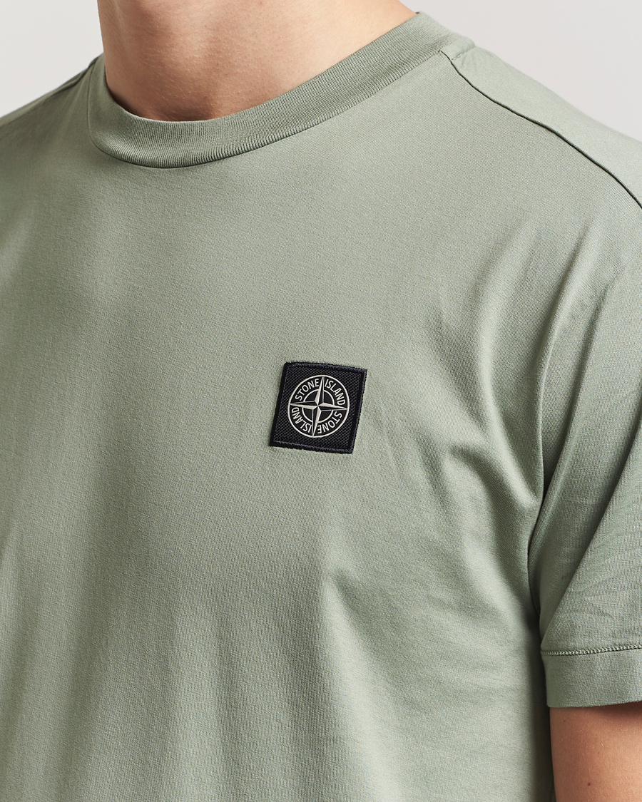 Homme | T-shirts | Stone Island | Garment Dyed Cotton Jersey T-Shirt Sage