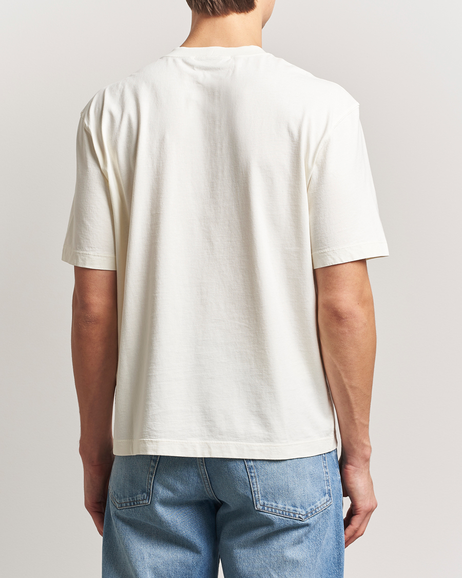Homme | T-shirts | Stone Island | Combed Organic Cotton T-Shirt Ivory