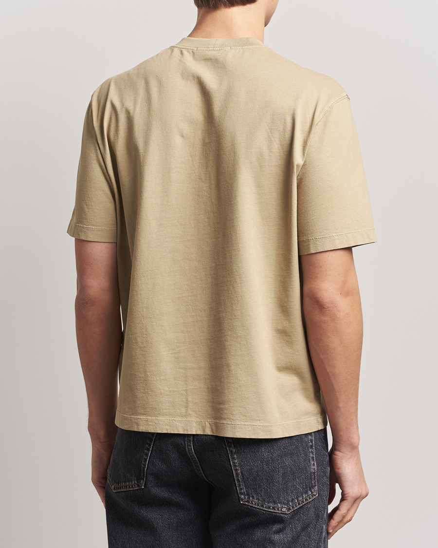 Homme | T-shirts | Stone Island | Combed Organic Cotton T-Shirt Biscuit