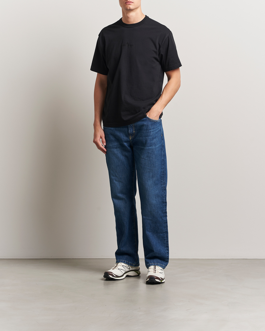 Homme | T-shirts | Stone Island | Center Logo T-Shirt Black