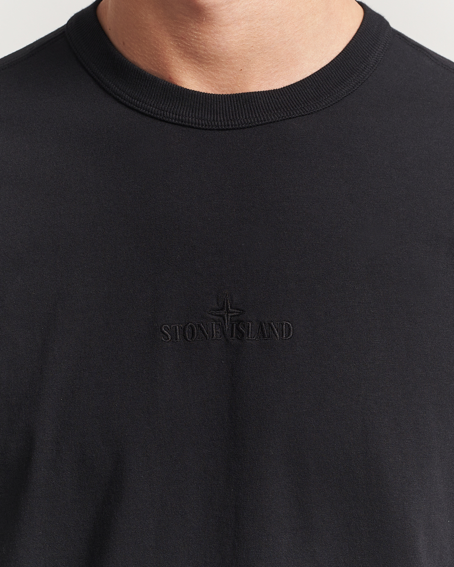 Homme | T-shirts | Stone Island | Center Logo T-Shirt Black