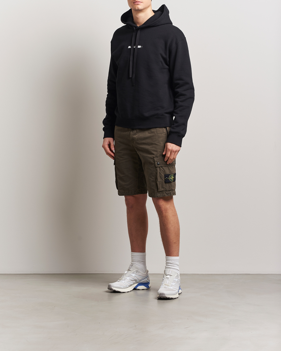 Homme | Shorts | Stone Island | Brushed Cotton Canvas Cargo Shorts Military Green