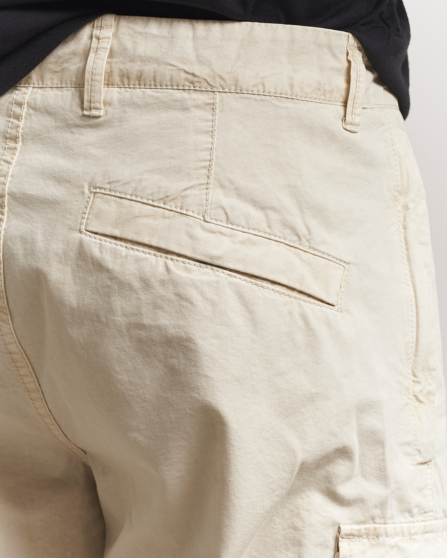 Homme | Shorts | Stone Island | Brushed Cotton Canvas Cargo Shorts Sand