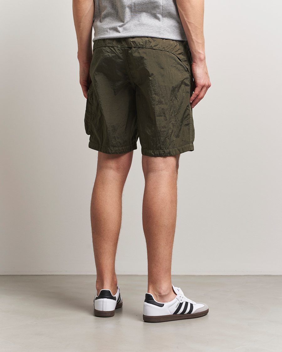 Homme | Shorts | Stone Island | Nylon Metal Drawstring Cargo Shorts Military Green