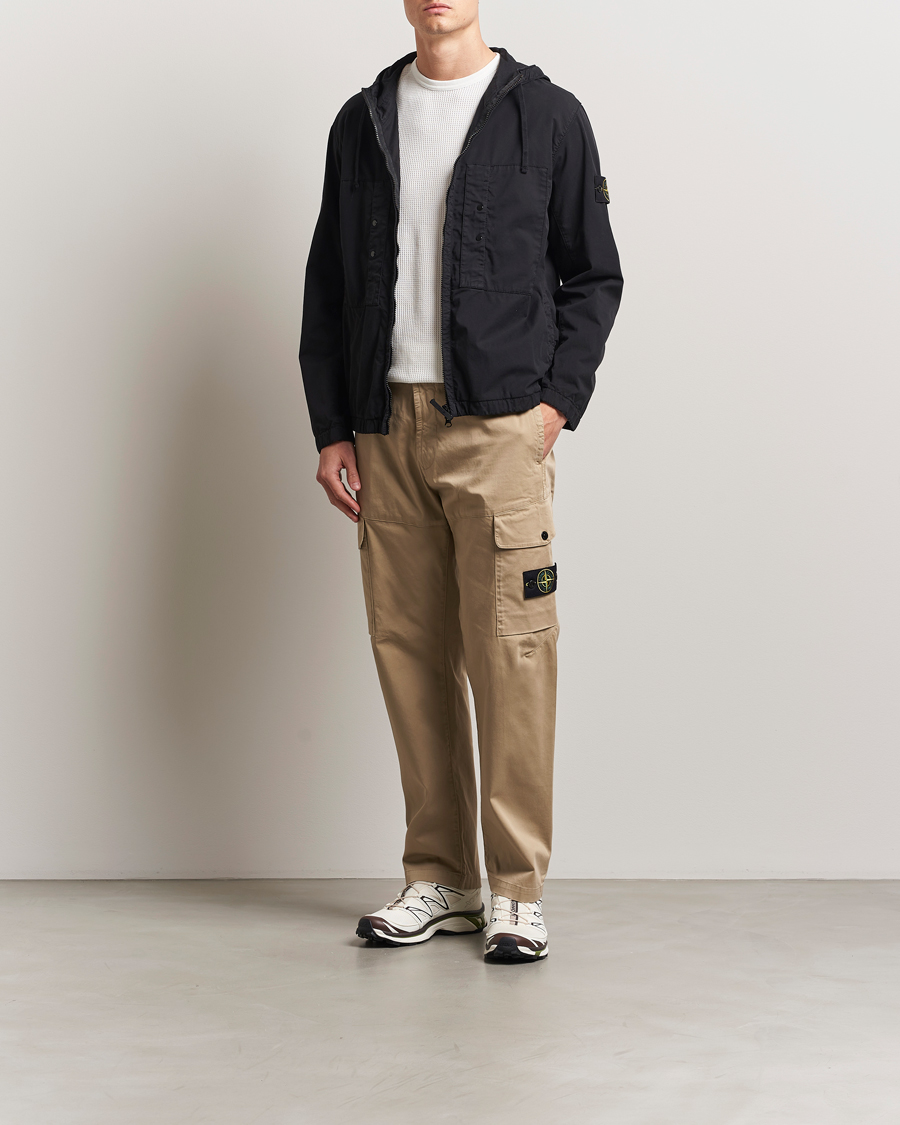 Homme | Pantalons | Stone Island | Regular Fit Cotton Stretch Cargo Pants Biscuit