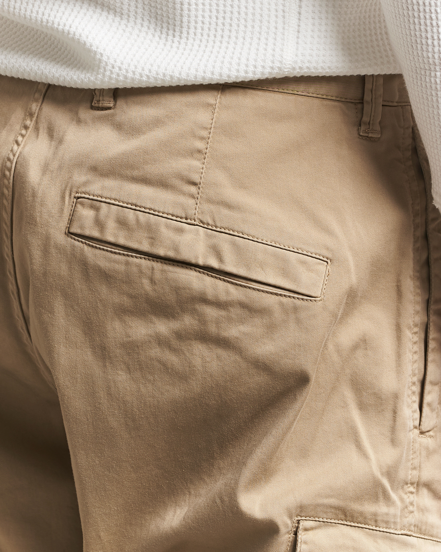 Homme | Pantalons | Stone Island | Regular Fit Cotton Stretch Cargo Pants Biscuit