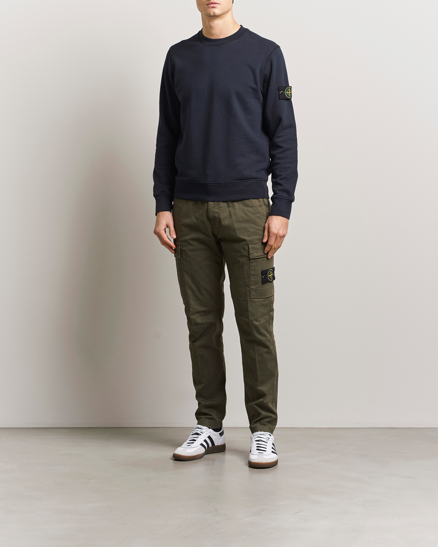 Homme | Pantalons | Stone Island | Stretch Twill Cargo Pants Military Green