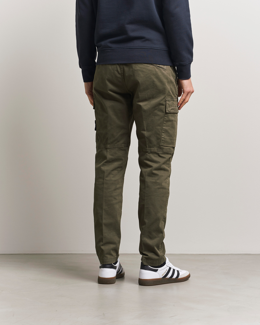 Homme | Pantalons | Stone Island | Stretch Twill Cargo Pants Military Green