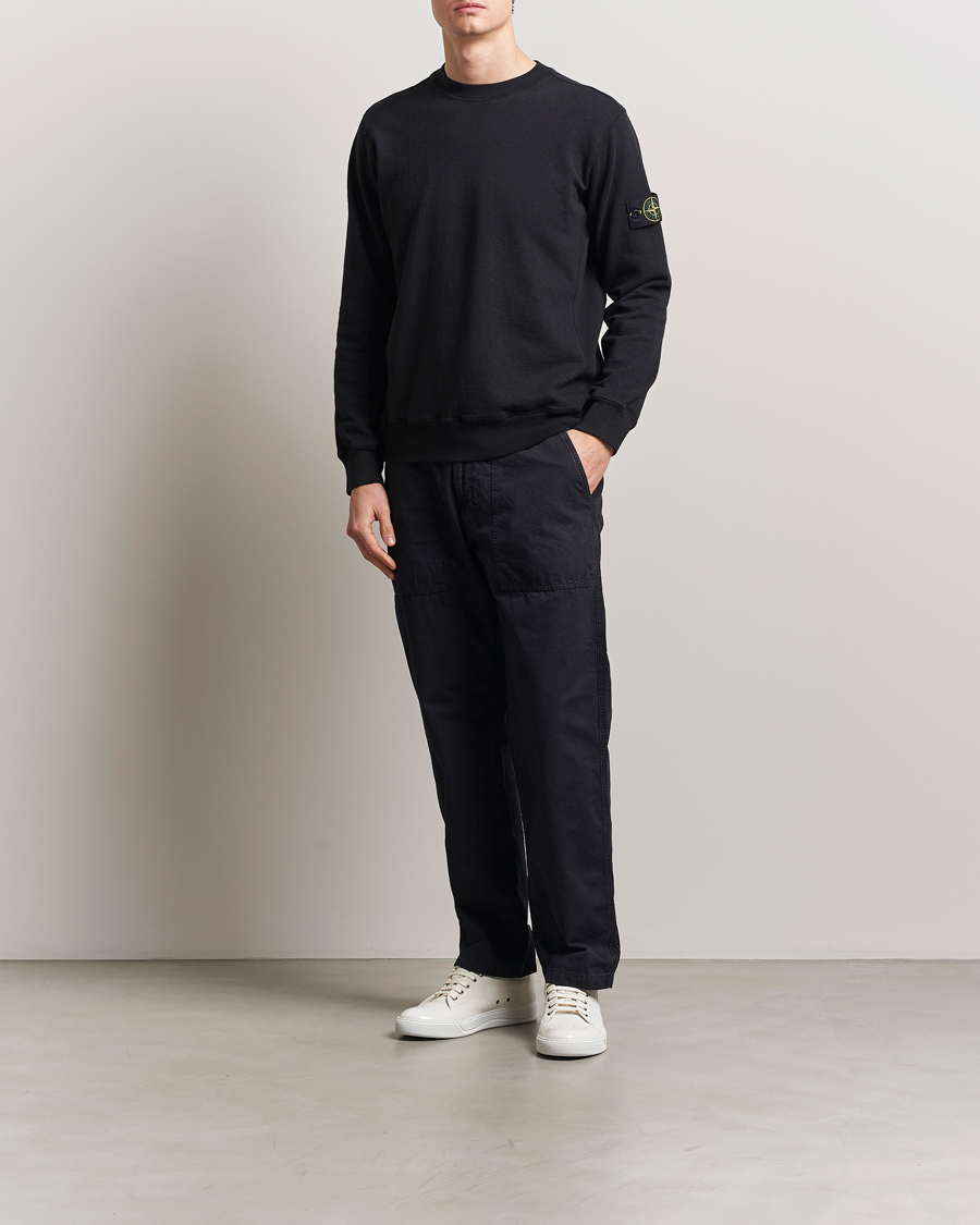 Homme | Pantalons | Stone Island | Brushed Cotton Canvas Fatigue Pants Navy Blue