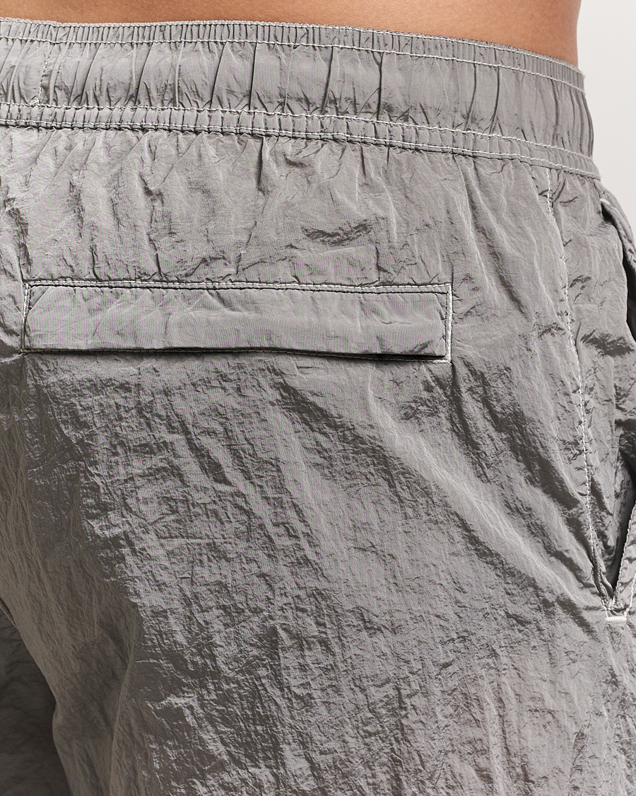 Homme | Maillots De Bain | Stone Island | Nylon Metal Econyl Swimshorts Pearl Grey