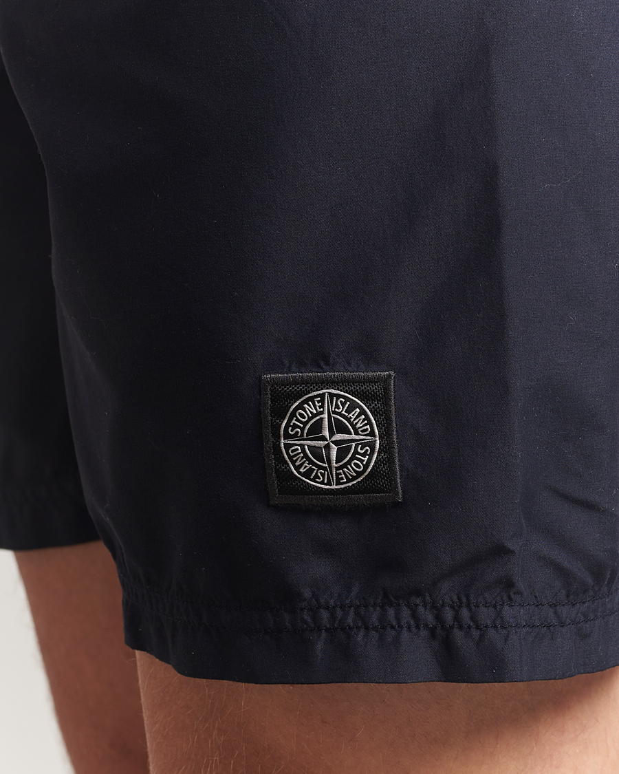 Homme | Maillots De Bain | Stone Island | Brushed Nylon Swimshorts Navy Blue