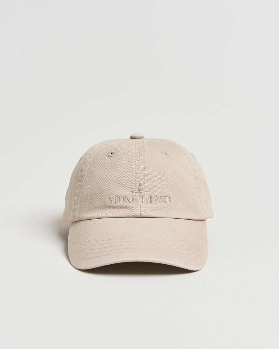 Homme | Stone Island Cotton Gabardine Cap Desert | Stone Island | Cotton Gabardine Cap Desert