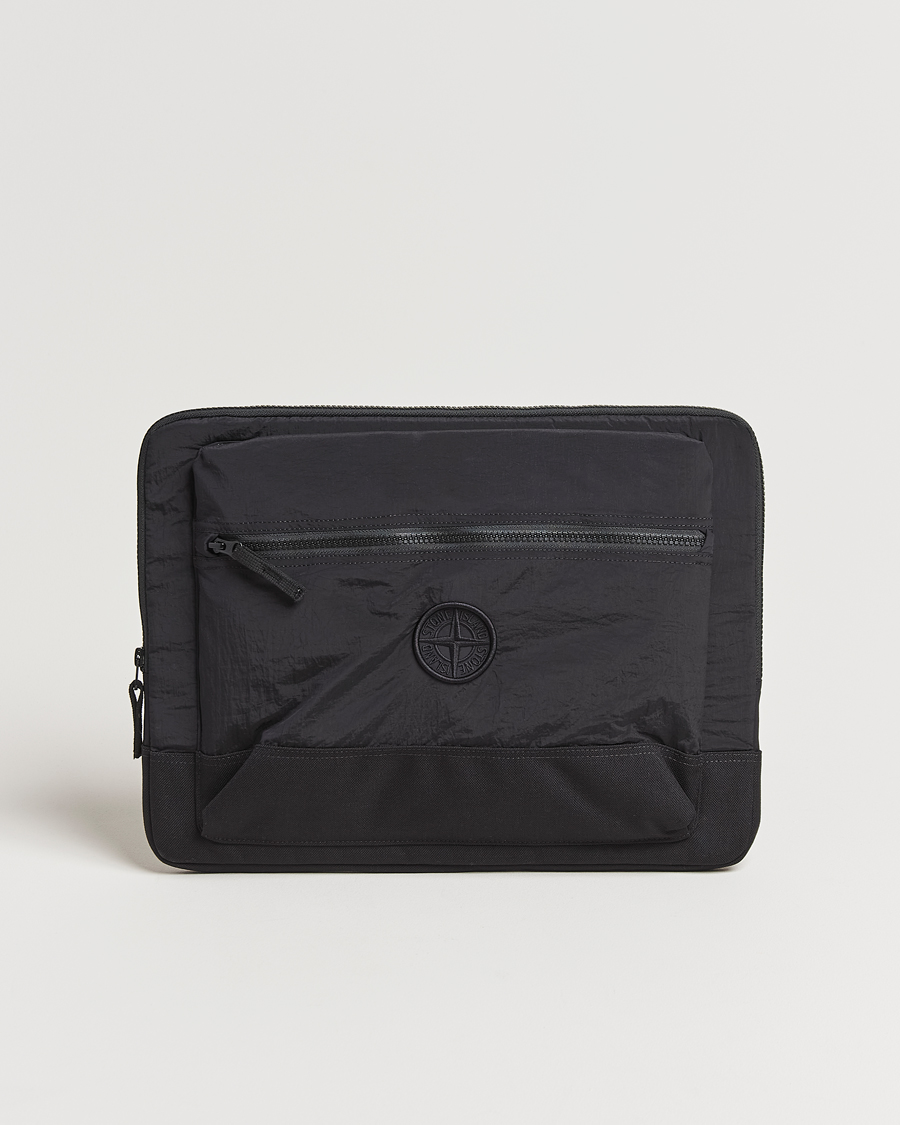 Homme | Stone Island Nylon Metal Pouch Portfolio Black | Stone Island | Nylon Metal Pouch Portfolio Black