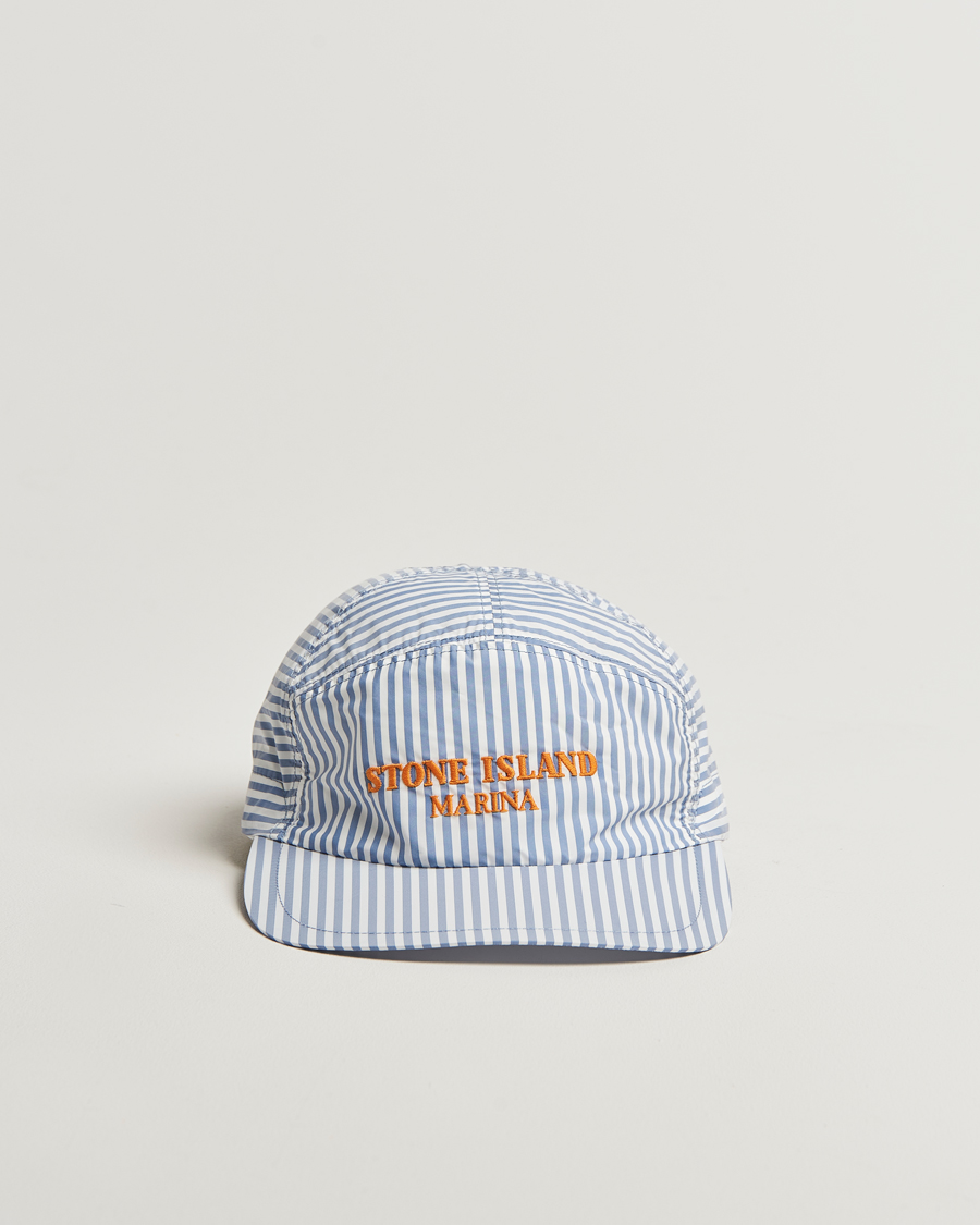 Homme | Stone Island Marina Striped Cap Blue Marine | Stone Island | Marina Striped Cap Blue Marine