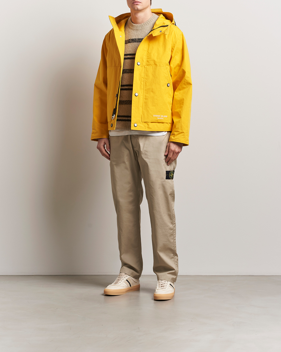 Homme | Manteaux Et Vestes | Stone Island | Marina Aluminum Tela Jacket Ochre