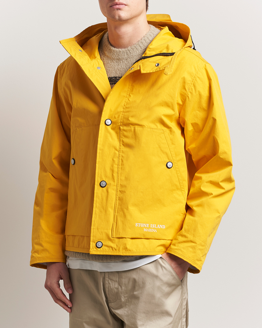 Homme | Manteaux Et Vestes | Stone Island | Marina Aluminum Tela Jacket Ochre