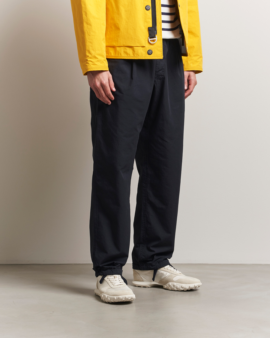 Homme | Pantalons | Stone Island | Marina Organic Cotton Tela Pants Navy Blue