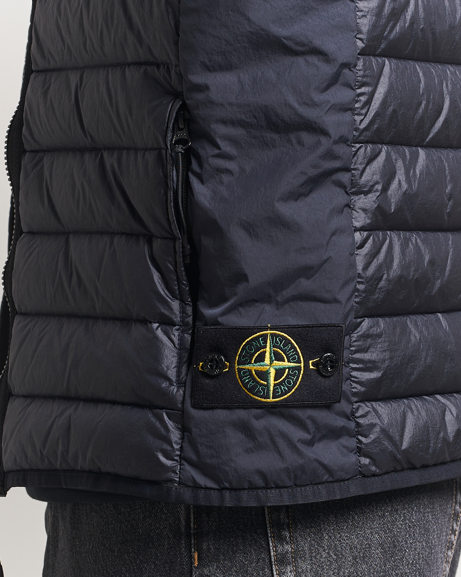 Homme | Manteaux Et Vestes | Stone Island | Nylon Down Vest Navy Blue