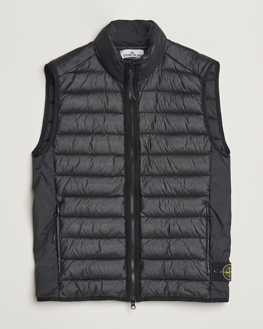 Homme | Manteaux Et Vestes | Stone Island | Nylon Down Vest Black