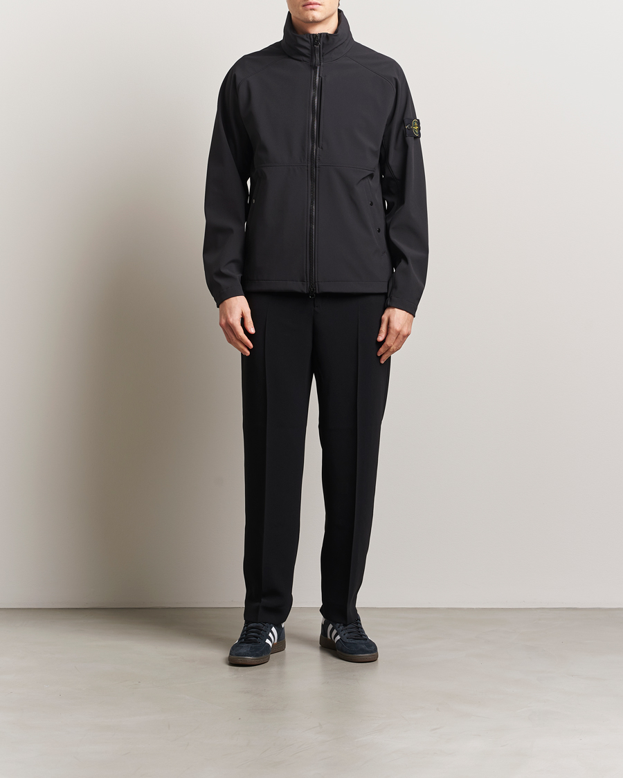 Homme | Manteaux Et Vestes | Stone Island | Soft Shell Jacket Black