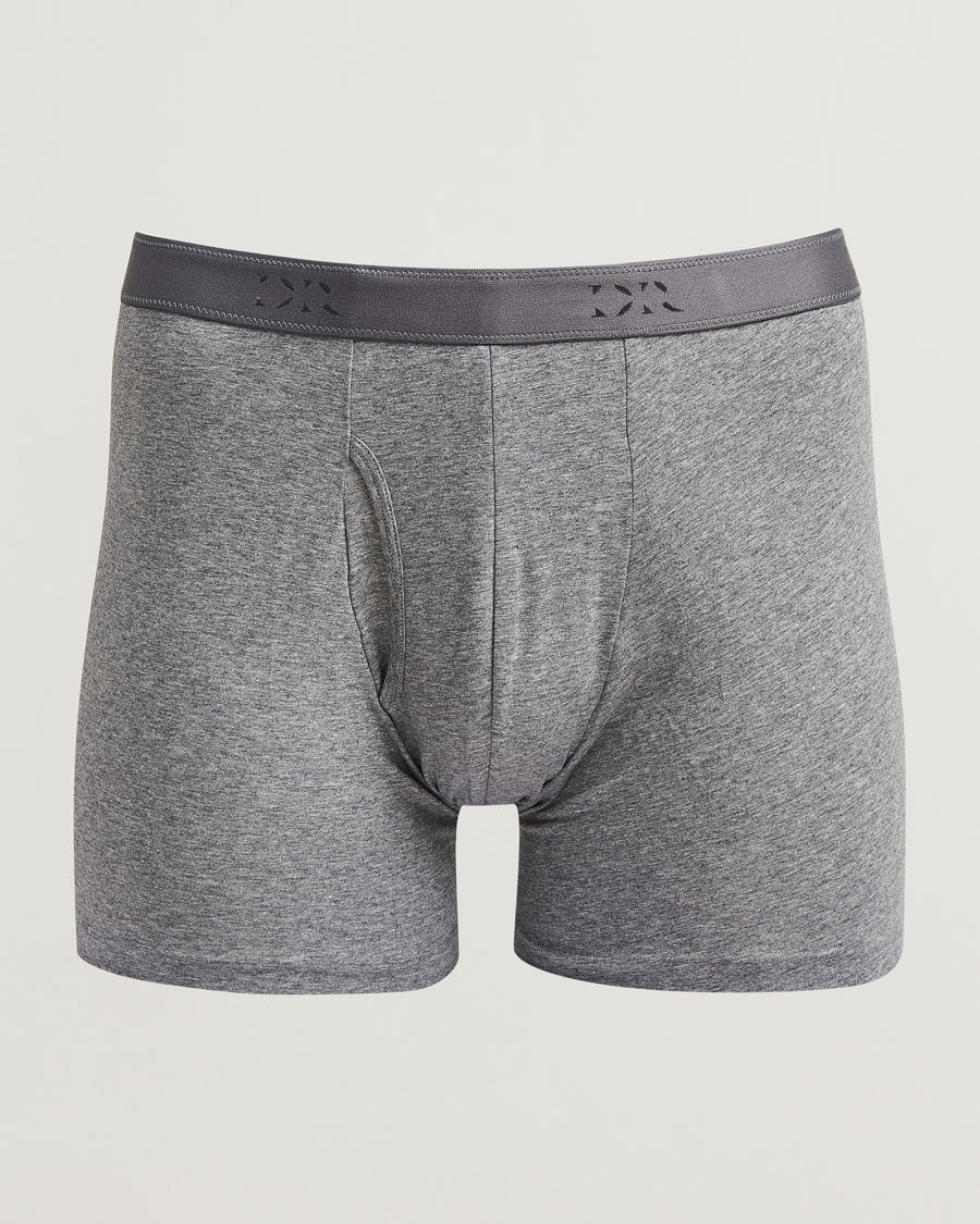 Homme | Sous-Vêtements Et Chaussettes | Derek Rose | Pima Cotton Stretch Trunk Charcoal
