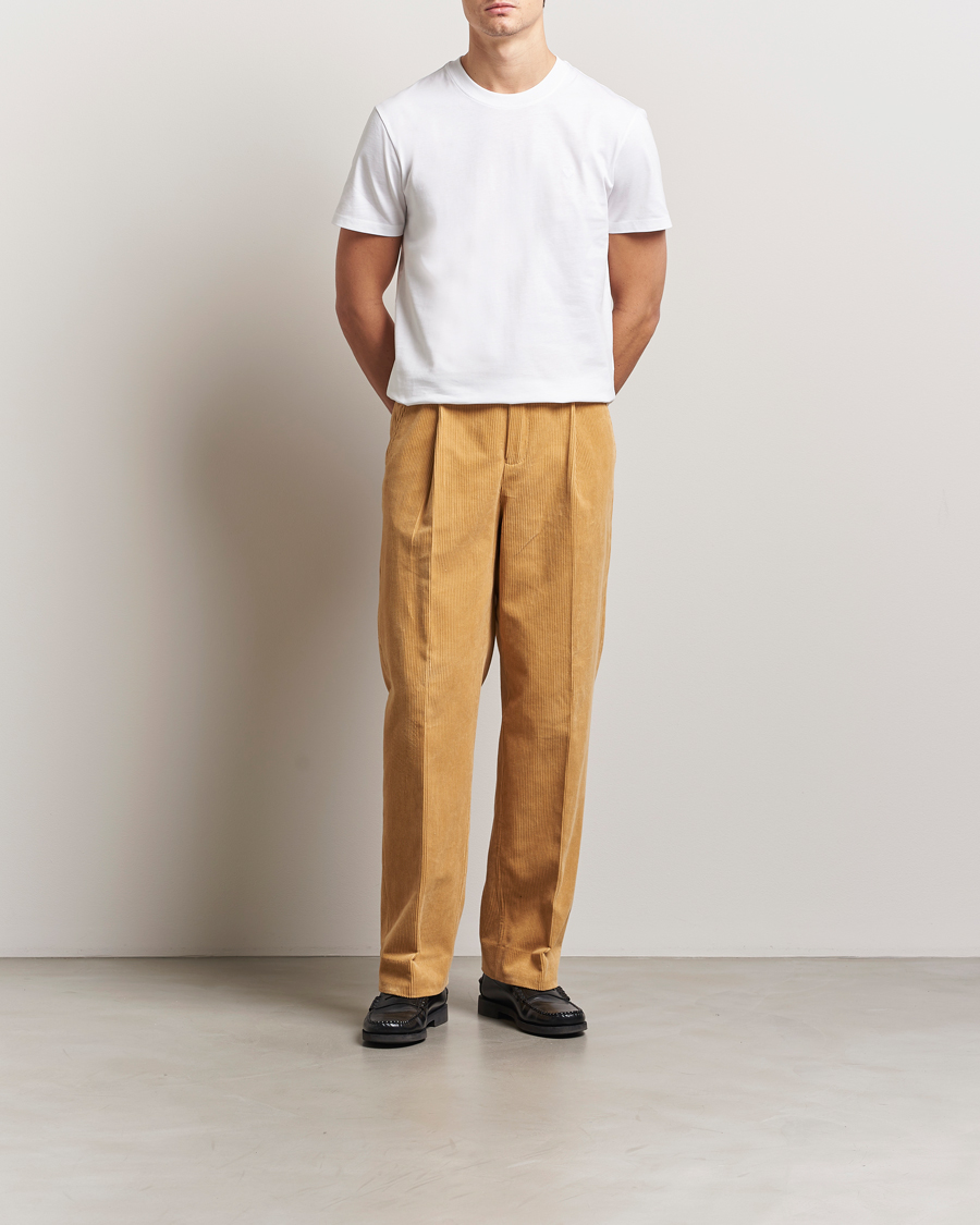 Homme | T-shirts | AMI | Tonal Heart Logo T-Shirt White