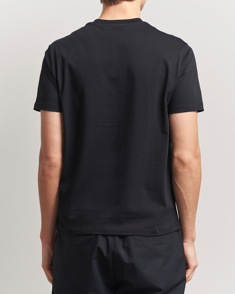 Homme | T-shirts | AMI | Heart Logo T-Shirt Black