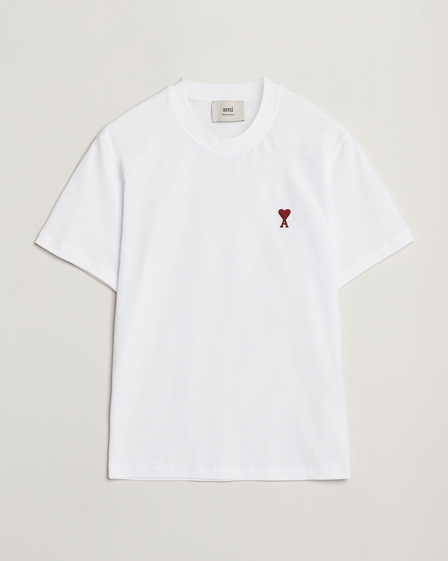Homme | T-shirts | AMI | Heart Logo T-Shirt White